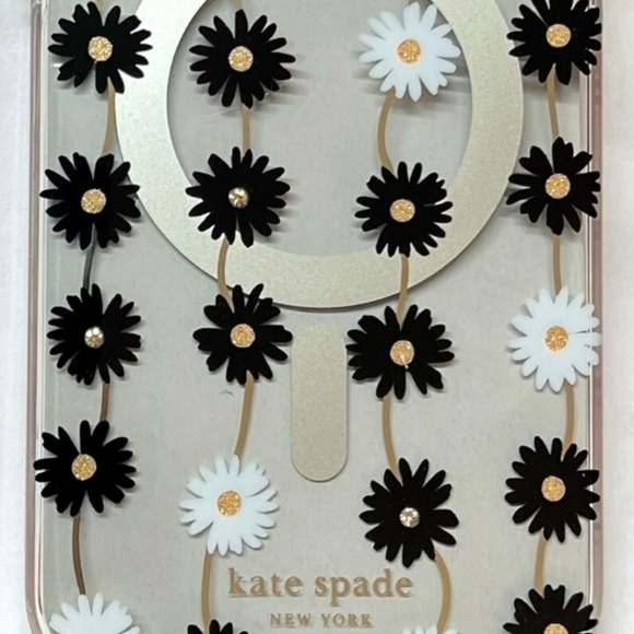 kate spade Other - Kate♠️Spade -Floral Daisy iPhone 16 Case (Black/White 🖤🤍)